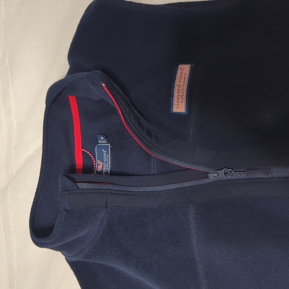 Vineyard Vines blue classic vest - Picture 2 of 3